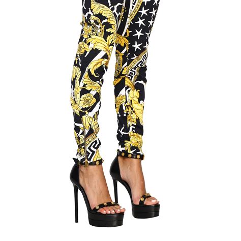 versace clearance womens pants|Versace pantsuit.